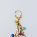 LOUIS VUITTON Porte Cles Grullo Key Holder metal Gold M62227 LV Auth 150917-3