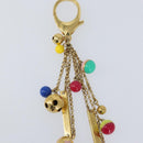 LOUIS VUITTON Porte Cles Grullo Key Holder metal Gold M62227 LV Auth 150917-4