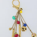 LOUIS VUITTON Porte Cles Grullo Key Holder metal Gold M62227 LV Auth 150917-8