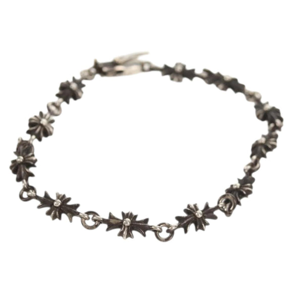 Chrome Hearts Tiny ECH Plus Bracelet Bracelet Ag925 11 Links Auth 150919AM