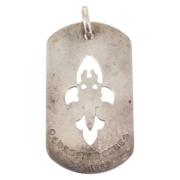Chrome Hearts Cutout Flare Dagger Dog Tag Pendant Top Ag925 Silver Auth 150920AM - 0
