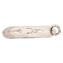 Chrome Hearts Cutout Flare Dagger Dog Tag Pendant Top Ag925 Silver Auth 150920AM-4