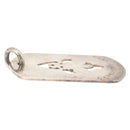Chrome Hearts Cutout Flare Dagger Dog Tag Pendant Top Ag925 Silver Auth 150920AM-5