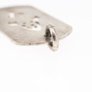 Chrome Hearts Cutout Flare Dagger Dog Tag Pendant Top Ag925 Silver Auth 150920AM-6