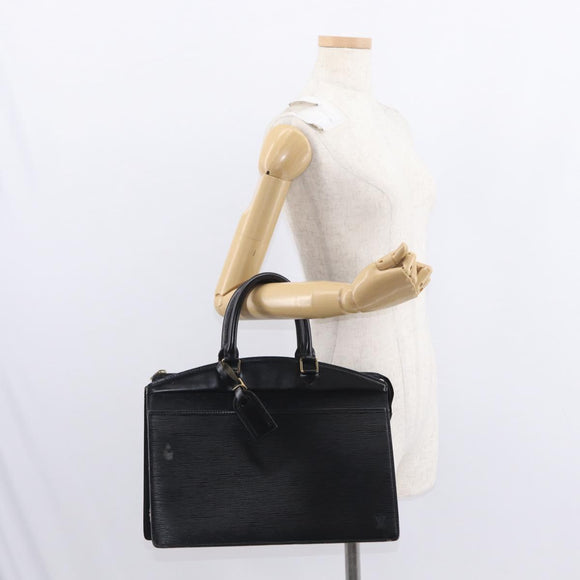 LOUIS VUITTON Epi Riviera Hand Bag Noir Black M48182 LV Auth 150921
