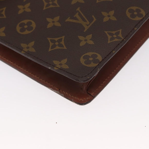 LOUIS VUITTON Monogram Porte Documents Bandouliere Bag M53338 LV Auth 150924