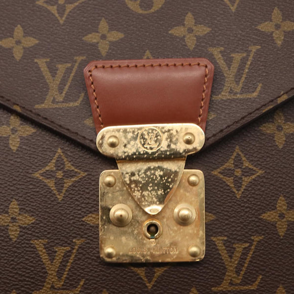 LOUIS VUITTON Monogram Porte Documents Bandouliere Bag M53338 LV Auth 150924