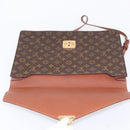 LOUIS VUITTON Monogram Porte Documents Bandouliere Bag M53338 LV Auth 150924-21
