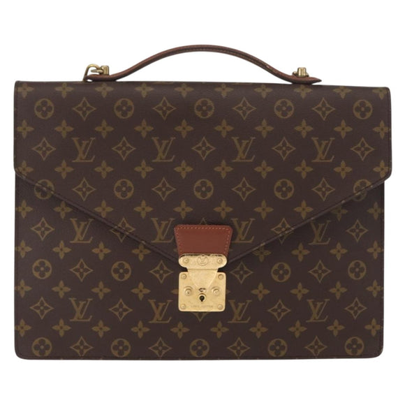 LOUIS VUITTON Monogram Porte Documents Bandouliere Bag M53338 LV Auth 150924
