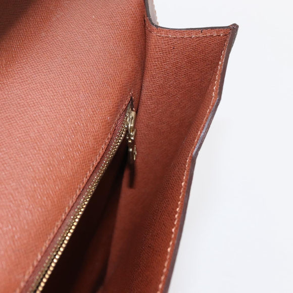 LOUIS VUITTON Monogram Porte Documents Bandouliere Bag M53338 LV Auth 150924