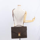 LOUIS VUITTON Monogram Porte Documents Bandouliere Bag M53338 LV Auth 150924-25