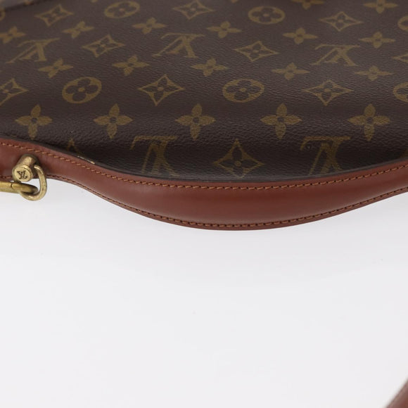 LOUIS VUITTON Monogram Porte Documents Bandouliere Bag M53338 LV Auth 150924
