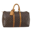 LOUIS VUITTON Monogram Keepall 45 Boston Bag M41428 LV Auth 150933-1