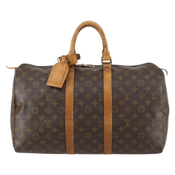 LOUIS VUITTON Monogram Keepall 45 Boston Bag M41428 LV Auth 150933