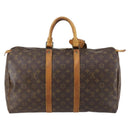 LOUIS VUITTON Monogram Keepall 45 Boston Bag M41428 LV Auth 150933-2