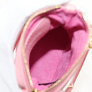 Maison Margiela Chain Shoulder Pouch 5AC Baby Leather 2way Pink Auth 150934M-20