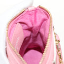 Maison Margiela Chain Shoulder Pouch 5AC Baby Leather 2way Pink Auth 150934M-22