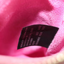 Maison Margiela Chain Shoulder Pouch 5AC Baby Leather 2way Pink Auth 150934M-24