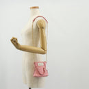 Maison Margiela Chain Shoulder Pouch 5AC Baby Leather 2way Pink Auth 150934M-25