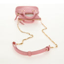 Maison Margiela Chain Shoulder Pouch 5AC Baby Leather 2way Pink Auth 150934M-9