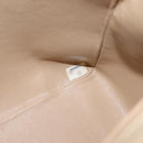 CHANEL Matelasse 34 Chain Shoulder Bag Satin Beige Gold CC Auth 150935-10