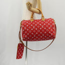 LOUIS VUITTON Monogram Speedy P9 Bandouliere 40 Bag Rouge M24420 Auth 150936SM-42