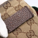 GUCCI GG Canvas Web Sherry Line Tote Bag Beige Red Green 189669 Auth 150943-17