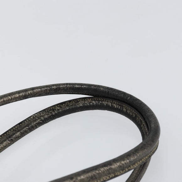 GUCCI GG Canvas Abbey Hand Bag Beige Gold 130942 Auth 150945