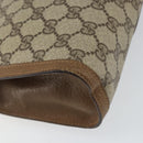 GUCCI GG Supreme Web Sherry Line Clutch Bag PVC Beige Red 89 01 033 Auth 150947-16