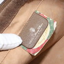 GUCCI GG Supreme Web Sherry Line Clutch Bag PVC Beige Red 89 01 033 Auth 150947-17