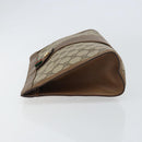 GUCCI GG Supreme Web Sherry Line Clutch Bag PVC Beige Red 89 01 033 Auth 150947-4