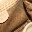 GUCCI Bamboo Backpack Suede Beige Gold 003 58 0016 Auth 150949-22