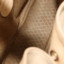 GUCCI Bamboo Backpack Suede Beige Gold 003 58 0016 Auth 150949-23