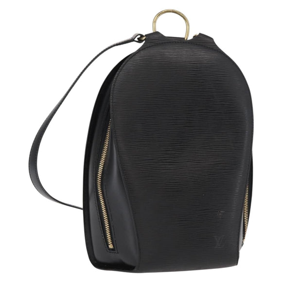 LOUIS VUITTON Epi Mabillon Backpack Black M52232 LV Auth 150959
