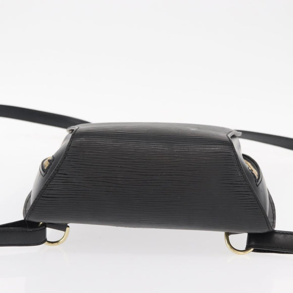 LOUIS VUITTON Epi Mabillon Backpack Black M52232 LV Auth 150959