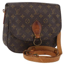 LOUIS VUITTON Monogram Saint Cloud GM Shoulder Bag M51242 LV Auth 150962-1