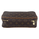 LOUIS VUITTON Monogram Trousse Boite Cosmetic Pouch M47640 LV Auth 150964-2