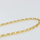 CHANEL Matelasse Chain Shoulder Bag Suede Red Gold CC Auth 150966-8