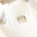 CHANEL Chain V Stitch Shoulder Bag Patent leather White Gold CC Auth 150967-11