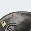 CHANEL Matelasse Chain Shoulder Bag Lamb Skin Black Gold CC Auth 150968-20