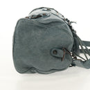 BALENCIAGA The Twiggy Hand Bag Leather 2way Light Blue 128523 Auth 150973V-5