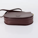 GIVENCHY Cartier Shoulder Bag Leather 2 Set Bordeaux Brown Auth 150976-16