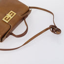 GIVENCHY Cartier Shoulder Bag Leather 2 Set Bordeaux Brown Auth 150976-5