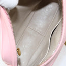 CHANEL Matelasse Chain Shoulder Bag Lamb Skin Pink Gold CC Auth 150982-10