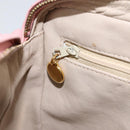 CHANEL Matelasse Chain Shoulder Bag Lamb Skin Pink Gold CC Auth 150982-22