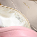 CHANEL Matelasse Chain Shoulder Bag Lamb Skin Pink Gold CC Auth 150982-11