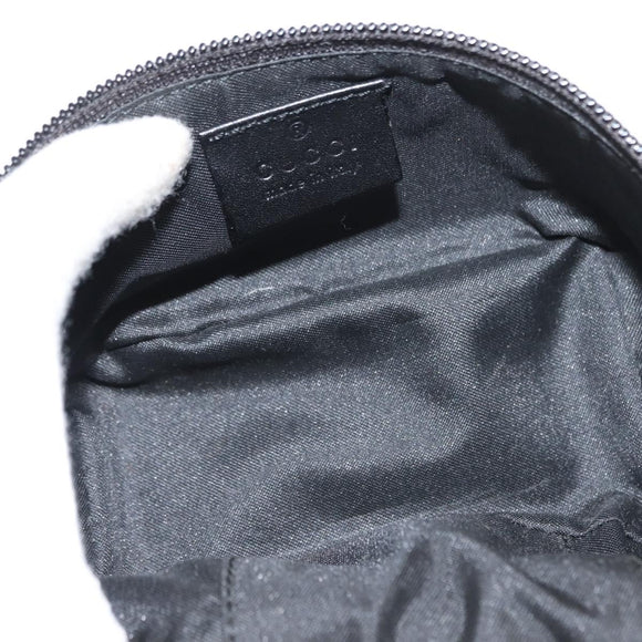 GUCCI GG Canvas Vanity Pouch Gray 039 0950 Auth 150990