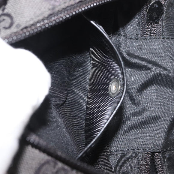 GUCCI GG Canvas Vanity Pouch Gray 039 0950 Auth 150990