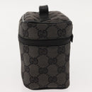 GUCCI GG Canvas Vanity Pouch Gray 039 0950 Auth 150990-5