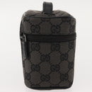 GUCCI GG Canvas Vanity Pouch Gray 039 0950 Auth 150990-6